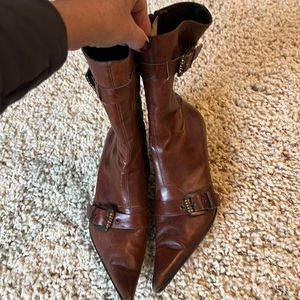 Antonio Eboli leather boots from Italy
